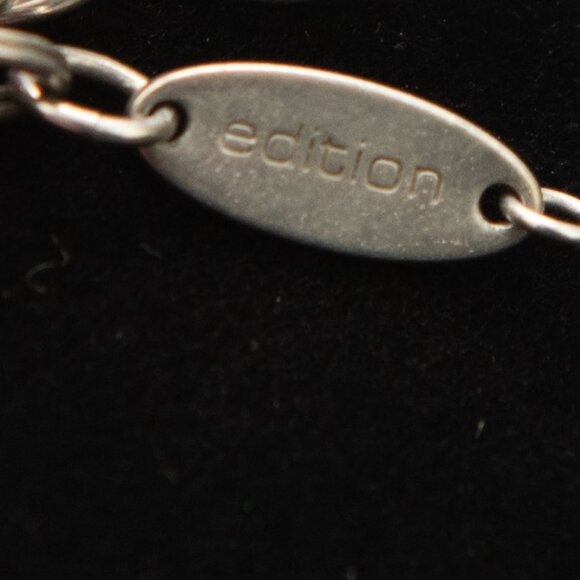 Sabika Swarovski Crystal Necklace Champagne Silver - Picture 6 of 10